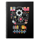 Robot Artificial Intelligence Cute Engineer Notitieboek (Voorkant)