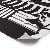 Robot Attack Vintage Poster (Hoek)