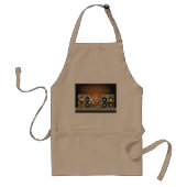 Robot Band Performance Rock N Roll Apron Standaard Schort (Voorkant)