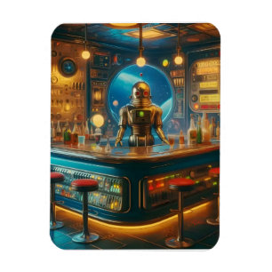Robot Bartender in Interstellaire Space Age Duikba Magneet