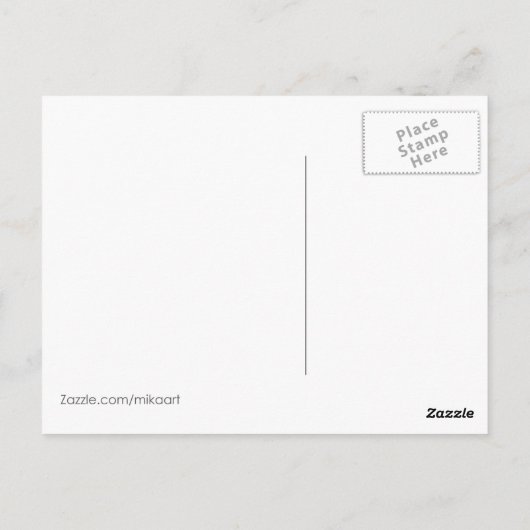 Robot Bedankt Domo Arigato Schattige Funny Geek Briefkaart (Achterkant)