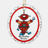 Robot Big Brother Ornement de Noël (Gauche)