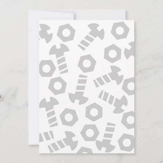 Robot Birthday Invitation robots (Dos)