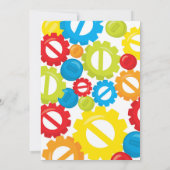 Robot Birthday Kaart (Achterkant)