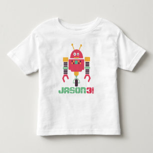 Robot Birthday Kinder Shirts