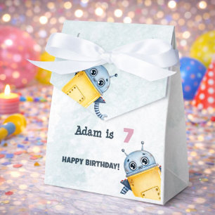 Robot Birthday Party kinder Bedankdoosjes