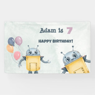 Robot Birthday Party kinder Spandoek
