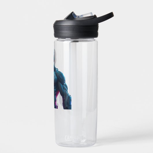 Robot Bodybuilder Waterfles (Links)