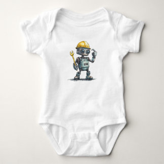 Robot Bouwer Baby Jongen Eén-delig Rompertje Kledi Romper