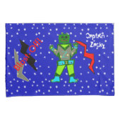 Robot Boy Ruimteschepen Kinder King Kussen Hoesjes Kussensloop (Voorkant-Rechts)