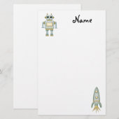 Robot Briefpapier (Voorkant / Achterkant)