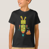 Robot Bunny Pâques TShirt (Devant)