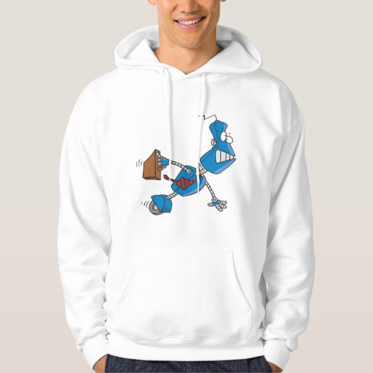 Robot Business Executive Hoodie (Voorkant)