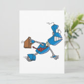 Robot Business Executive Kaart (Staand voorkant)