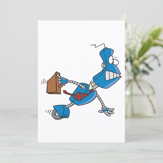 Robot Business Executive Kaart