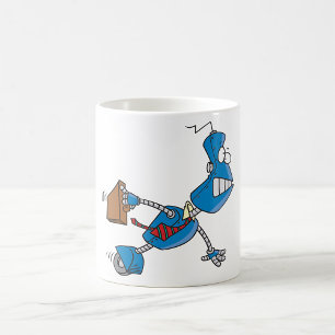 Robot Business Executive Koffiemok
