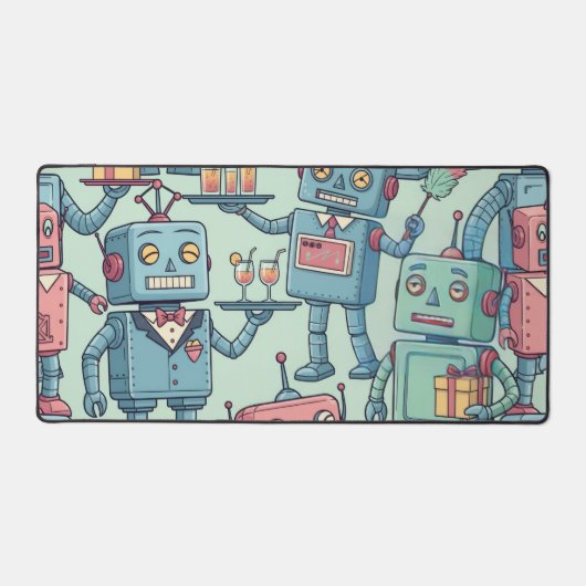 Robot Butler Service - 1950s Domestic Helpers (Recto)