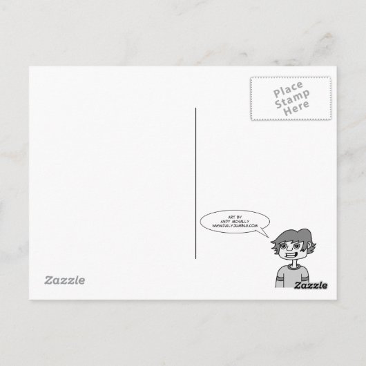 Robot cardiaque - Carte postale (Dos)