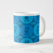Robot Chicken Circle Pattern Extra Grote Beker (Voorkant rechts)