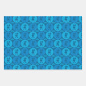 Robot Chicken Circle Pattern Inpakpapier Vel (Voorkant 2)