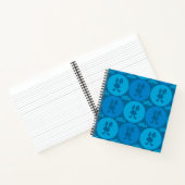 Robot Chicken Circle Pattern Notitieboek (Binnen)