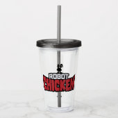 Robot Chicken Logo Acryl Drinkbeker (Voorkant)