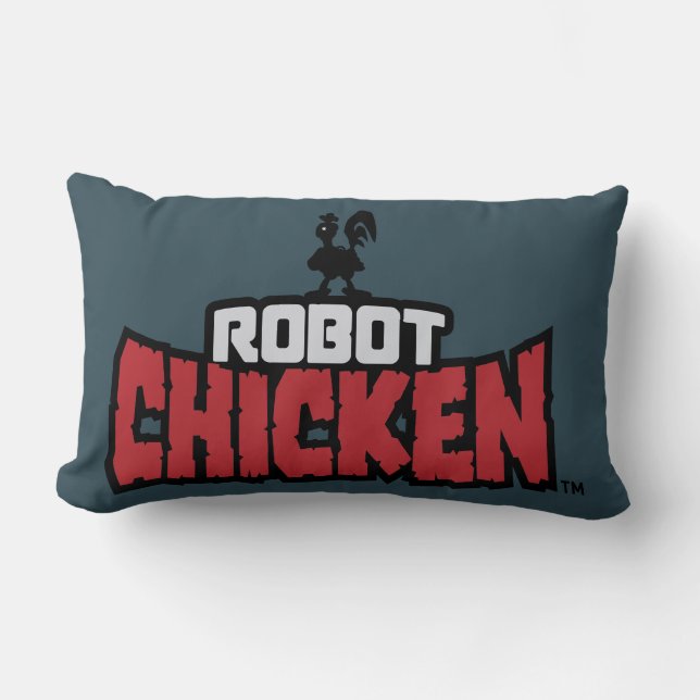 Robot Chicken Logo Kussen (Voorkant)