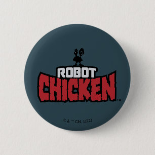 Robot Chicken Logo Ronde Button 5,7 Cm