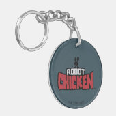 Robot Chicken Logo Sleutelhanger (Voorkant Links)