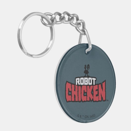 Robot Chicken Logo Sleutelhanger (Voorkant Links)