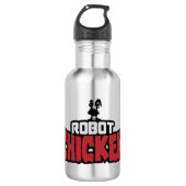 Robot Chicken Logo Waterfles (Voorkant)