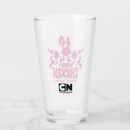 Robot Chicken Nerd Unicorn Graphic Glas (Achterkant)