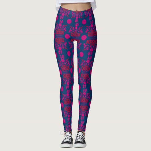 Robot Chicken Nerd Unicorn Graphic Leggings (Voorkant)