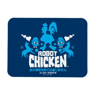Robot Chicken Nerd Unicorn Graphic Magneet