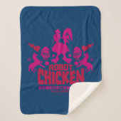 Robot Chicken Nerd Unicorn Graphic Sherpa Deken (Voorkant)