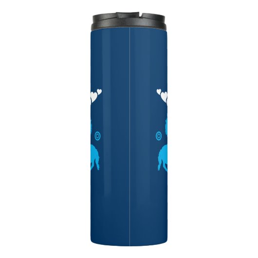 Robot Chicken Nerd Unicorn Graphic Thermosbeker (Achterkant)