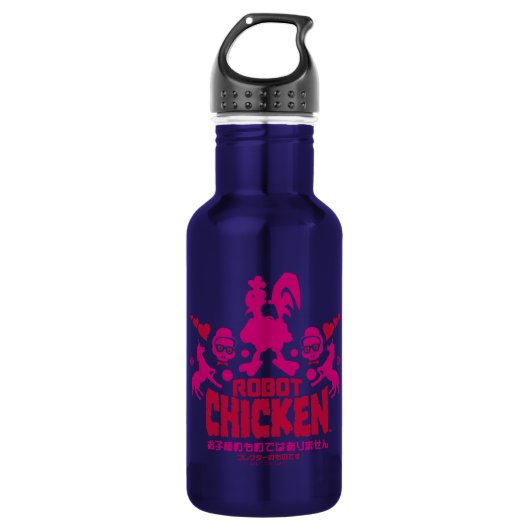 Robot Chicken Nerd Unicorn Graphic Waterfles (Voorkant)