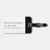 Robot Chicken Scientist Head Graphic Bagagelabel (Achterkant horizontaal)