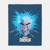 Robot Chicken Scientist Head Graphic Fleece Deken (Voorkant)