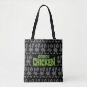 Robot Chicken Silhouette Pattern Draagtas (Voorkant)