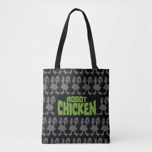 Robot Chicken Silhouette Pattern Draagtas (Voorkant)