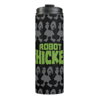 Robot Chicken Silhouette Pattern Thermosbeker