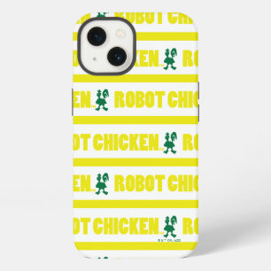 Robot Chicken Streeppatroon iPhone 13 Hoesje