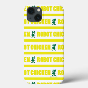 Robot Chicken Stripe Pattern iPhone 13 Hoesje