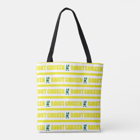 Robot Chicken Stripe Pattern Draagtas (Achterkant)