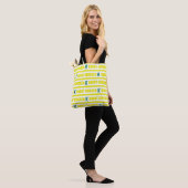 Robot Chicken Stripe Pattern Draagtas (Op model)