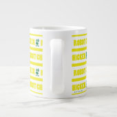 Robot Chicken Stripe Pattern Extra Grote Beker (Achterkant)