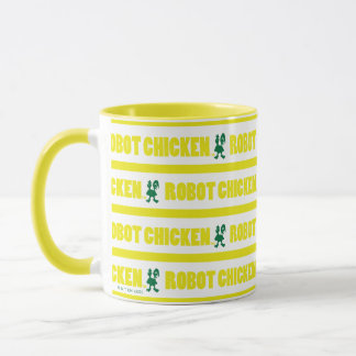 Robot Chicken Stripe Pattern Mok