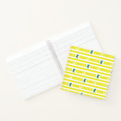 Robot Chicken Stripe Pattern Notitieboek (Binnen)