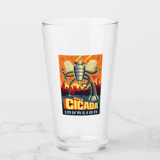 Robot Cicada Glas (Voorkant)